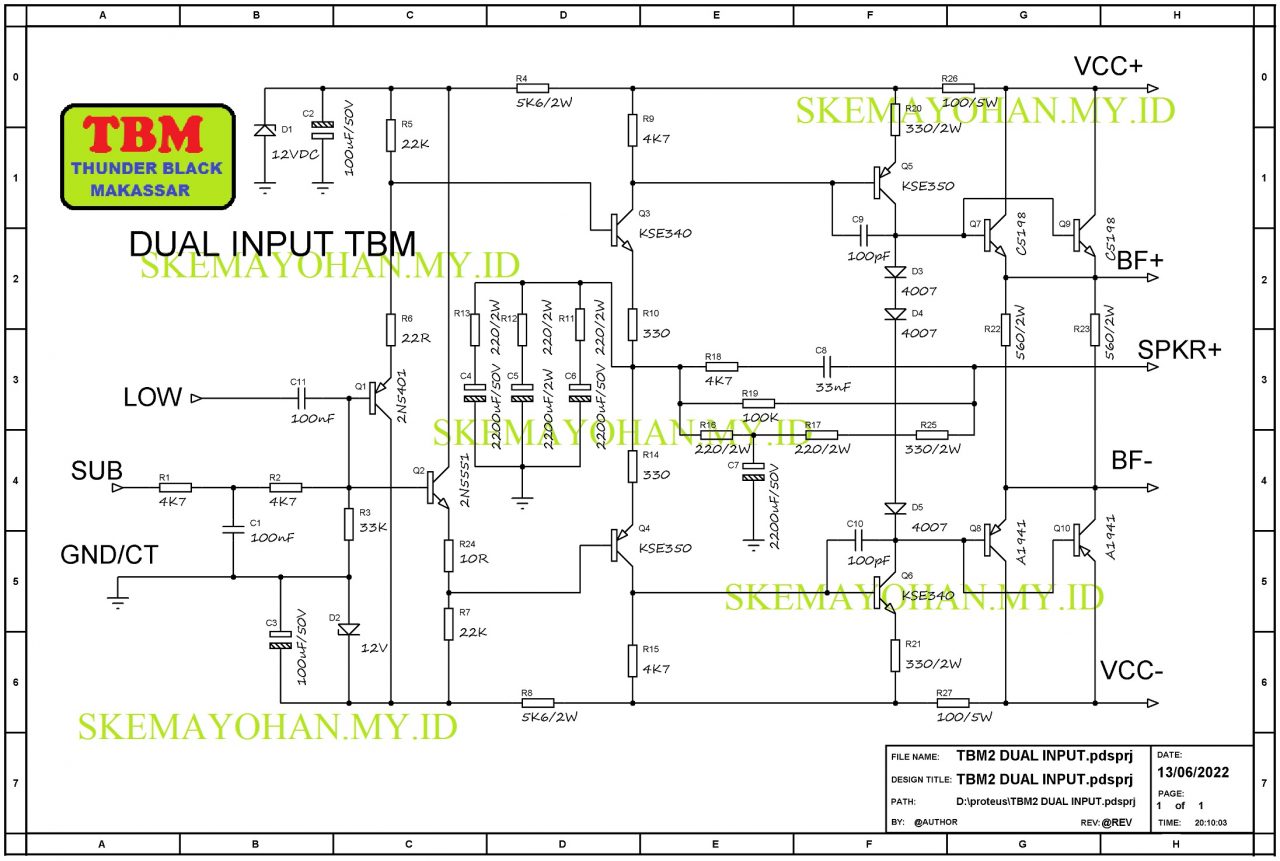 Tbm 2 ANEKA SKEMA AMPLI OMBRO TBM ( 2 ) - AUDIO SCHEMATICS COLLECTIONAUDIO ...