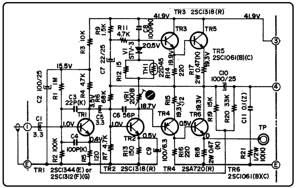 skema OTL 25 WATT 42V 2SC1061