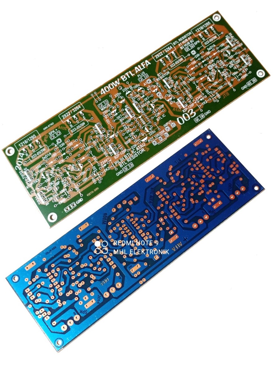Btl Kit R2 400 WATT BTL ALFA - AUDIO SCHEMATICS COLLECTIONAUDIO SCHEMATICS COLLECTION