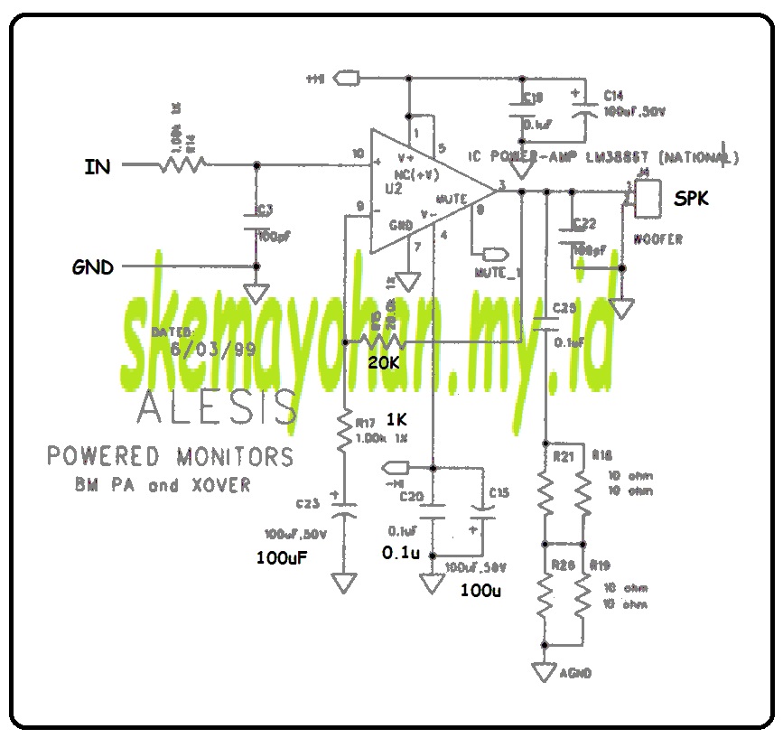 ANEKA SKEMA POWER LM3886 - AUDIO SCHEMATICS COLLECTIONAUDIO SCHEMATICS