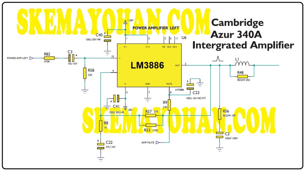 POWER LM3886 arcam a18