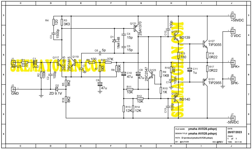 SKEMA OCL 58 VOLT