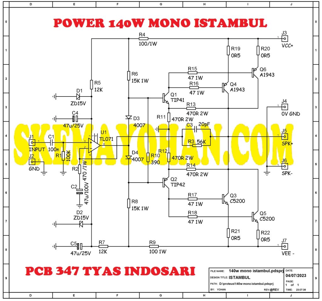 MONO ISTAMBUL berkode 347 layout dari TYAS INDOSARI