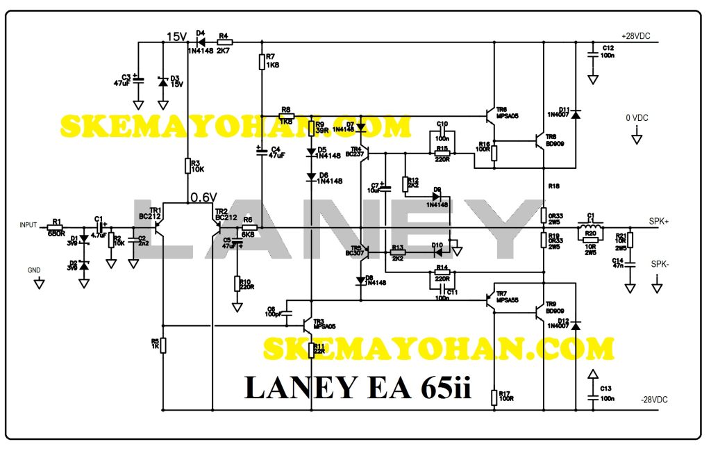 SKEMA QUASI AMPLIFIER 65 WATTS LANEY