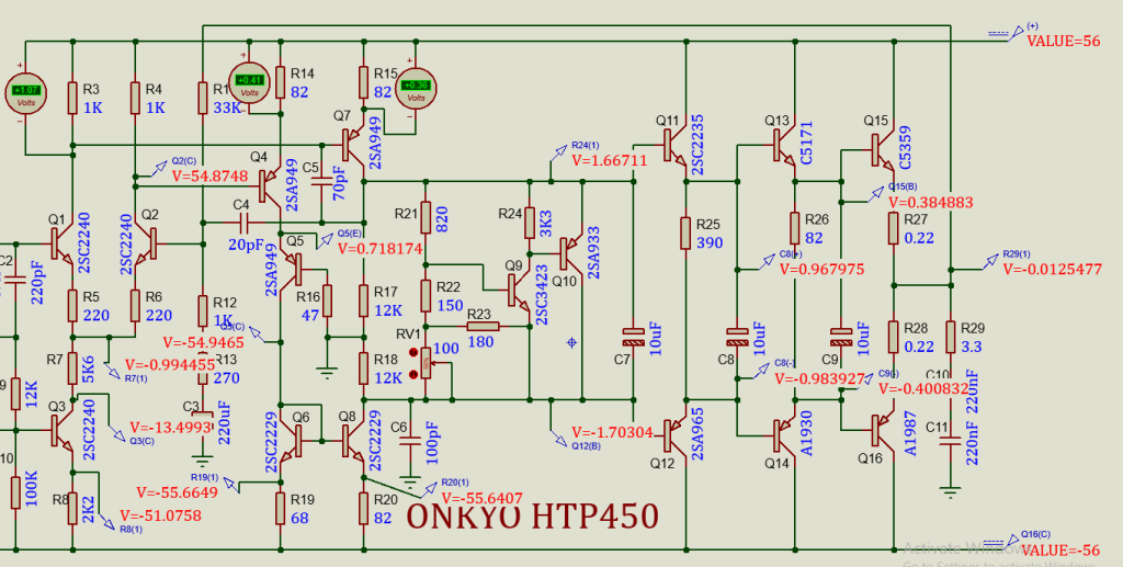 gambar ulang skema OCL 56V 180W ONKYO HTP450
