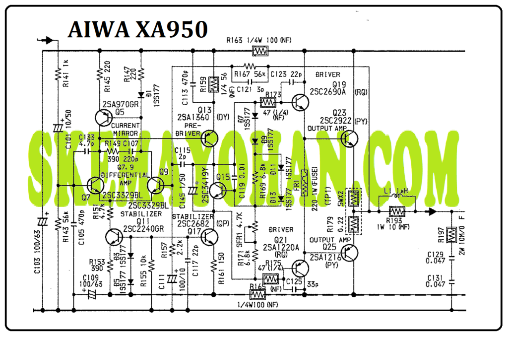 MODIFIKASI POWER OCL AIWA XA950