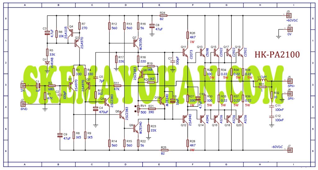 skema akhir OCL HARMAN KARDON PA2100