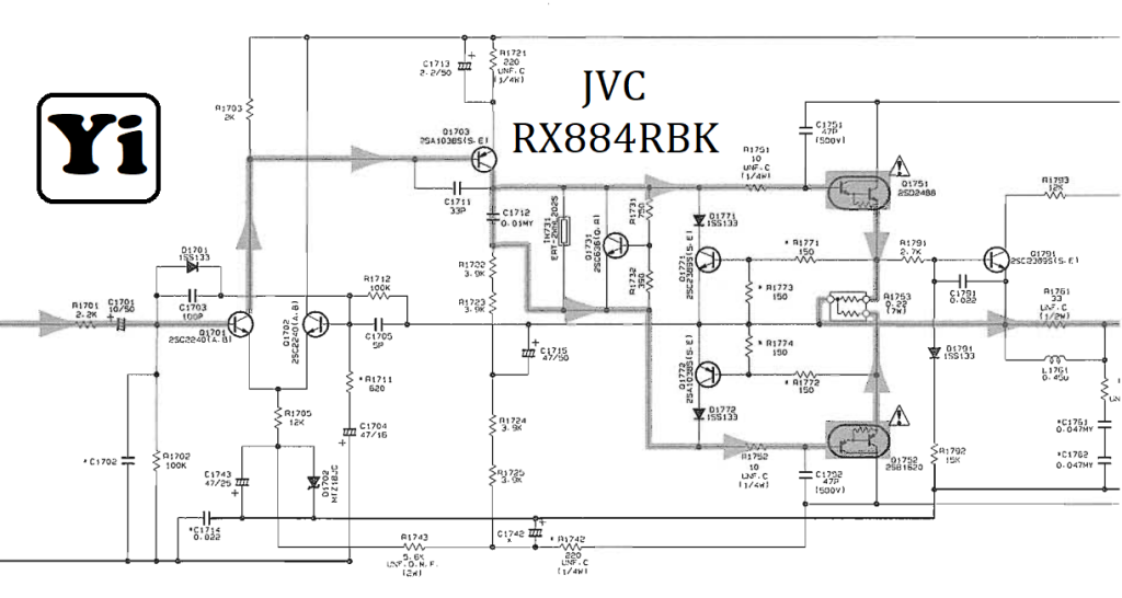 schematic MODIFIKASI POWER OCL JVC MENJADI 400W RX884RBK