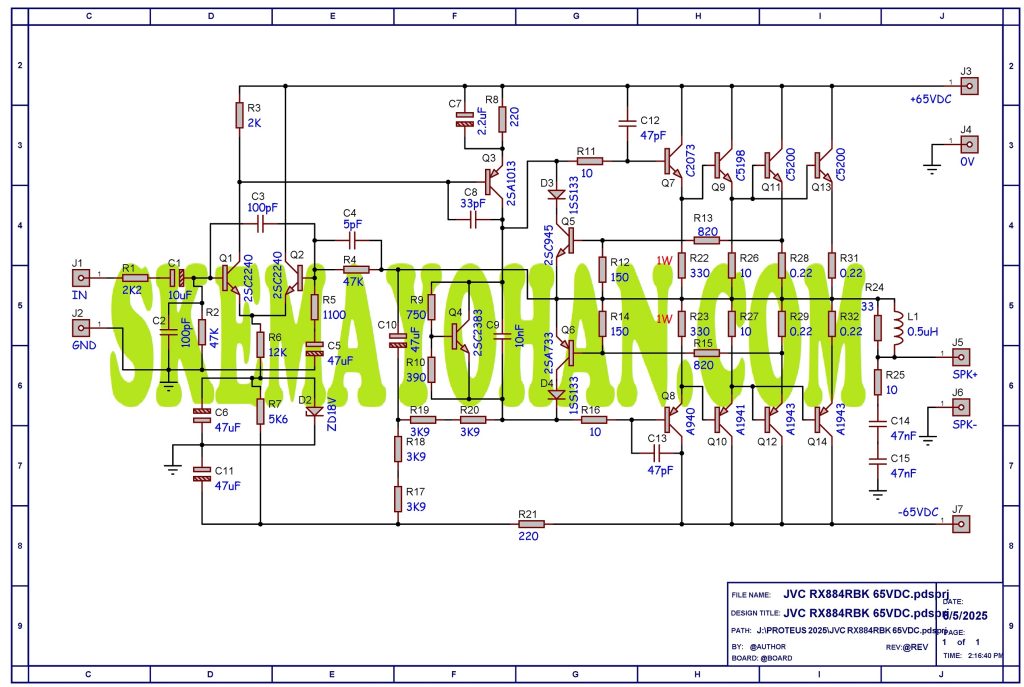 MODIFIKASI POWER OCL JVC MENJADI 400W RX884RBK