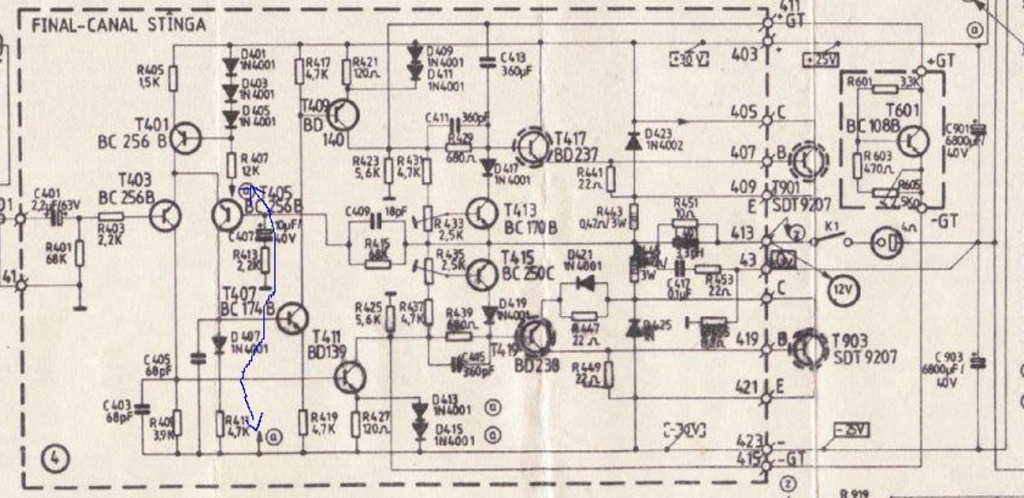 skema awal POWER OCL ELECTRONICA A330