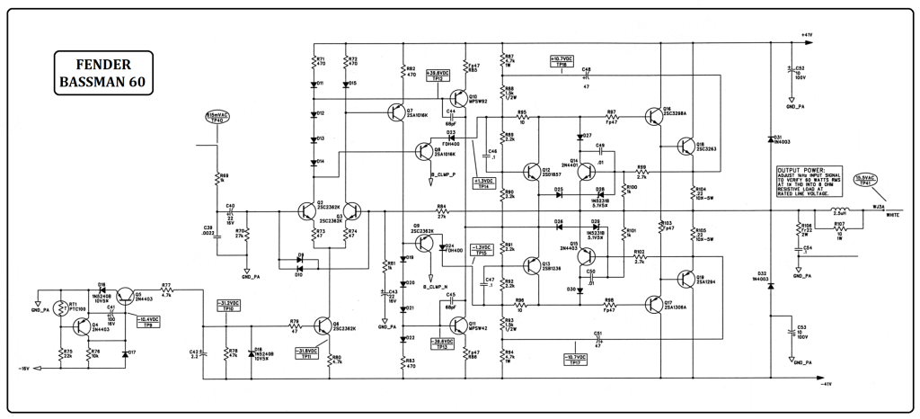 KLONING POWER FENDER BASSMAN 60