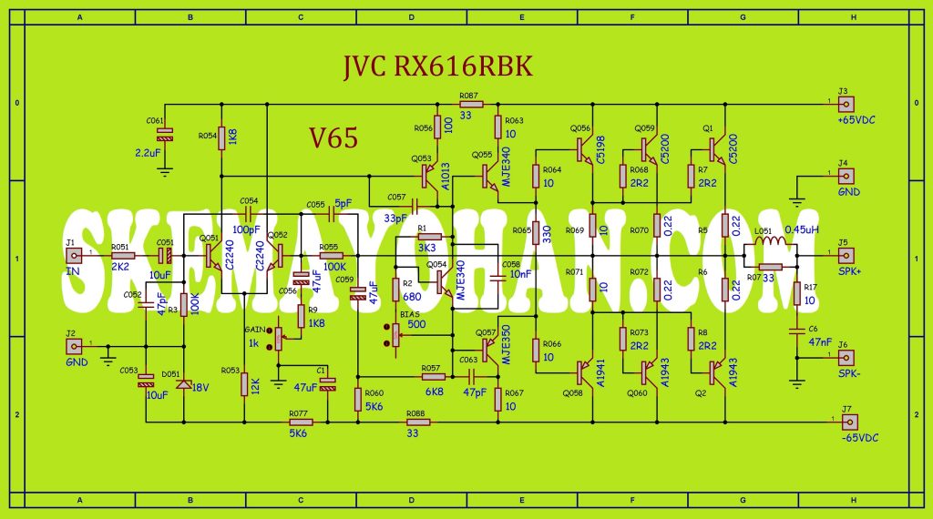 MENAMBAH SERVO DRIVER PADA JVC RX616RBK