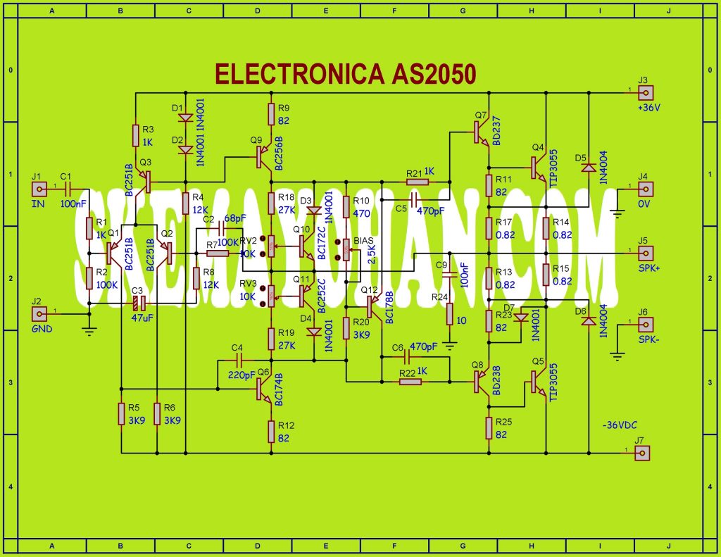 MODIFIKASI POWER QUASI 2N3055 MENJADI 300W ELECTRONICA AS2050