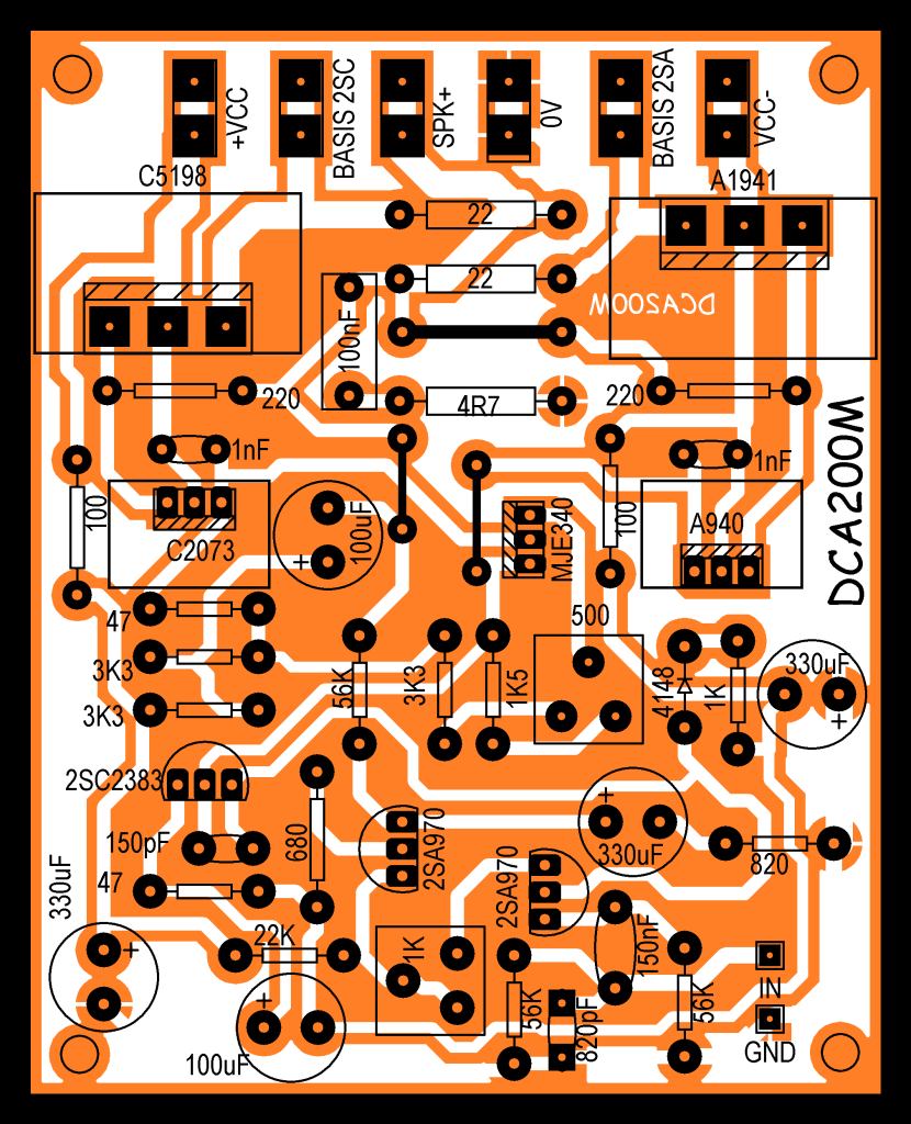 LAYOUT KLONING DRIVER SANYO DCA200 65V-80V