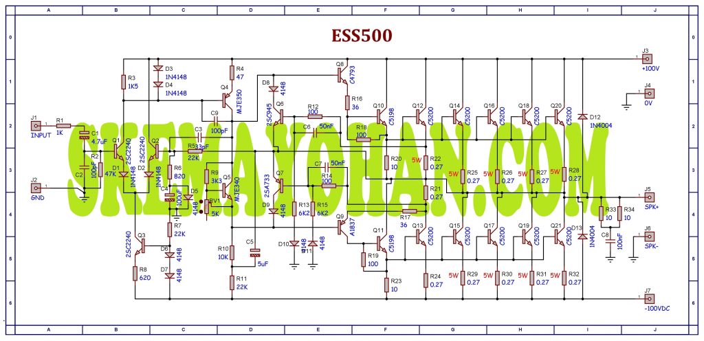 MODIFIKASI POWER QUASI 100V MJ410 MENJADI 1000W