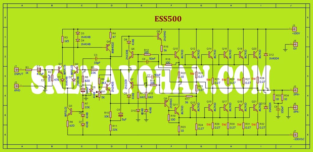 MODIFIKASI POWER QUASI 100V MJ410 MENJADI 1000W