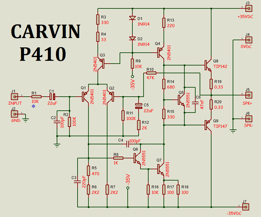 skema gambar ulang KLONING POWER DARLINGTON CARVIN PA410