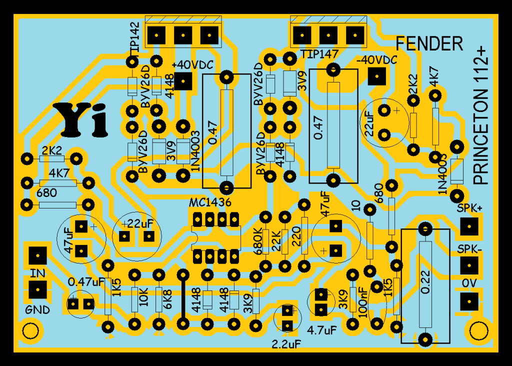 layout KLONING POWER DARLINGTON FENDER PRINCETON 112+