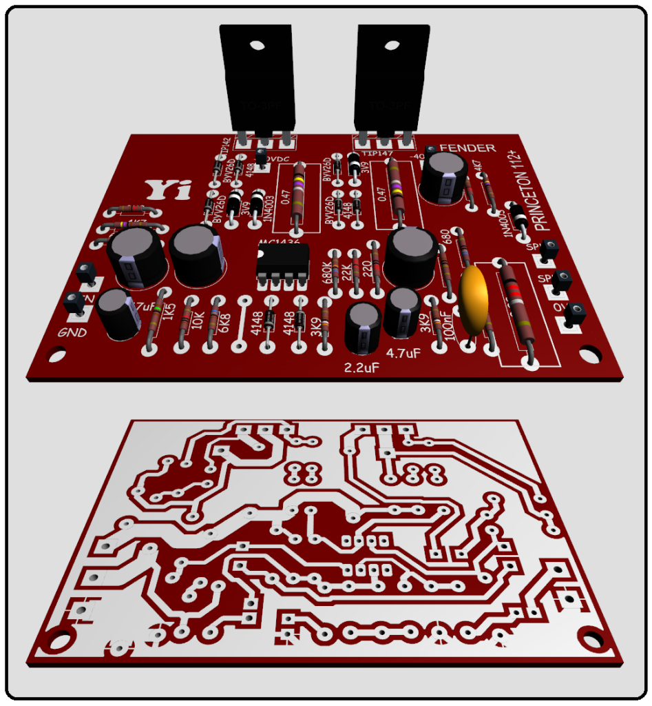 penampakan KLONING POWER DARLINGTON FENDER PRINCETON 112+