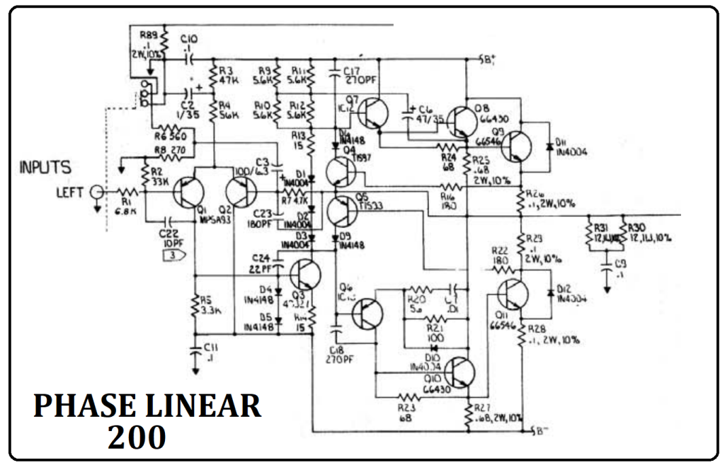 SKEMA AWAL KLONING POWER PHASE LINEAR 200