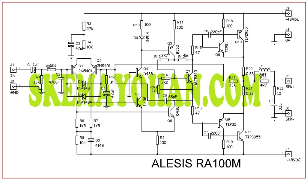 KLONING POWER ALESIS RA100