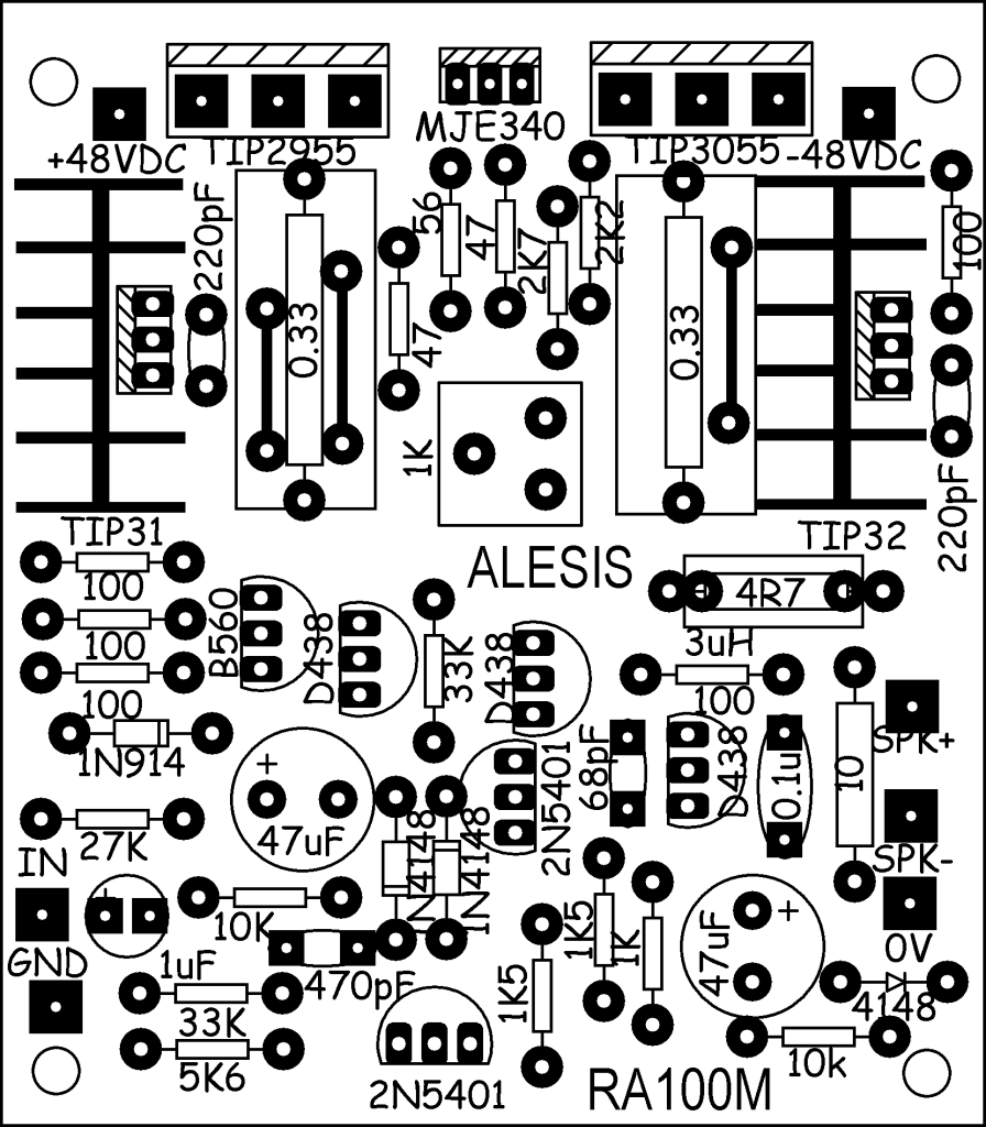 KLONING POWER ALESIS RA100