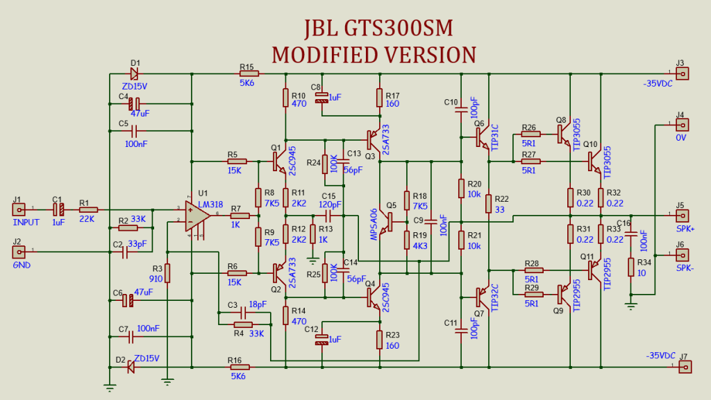 KLONING POWER MOBIL JBL gts300sm