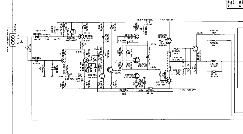 SCHEMATIC ASLI KLONING POWER TEF HARMAN KARDON AVR40