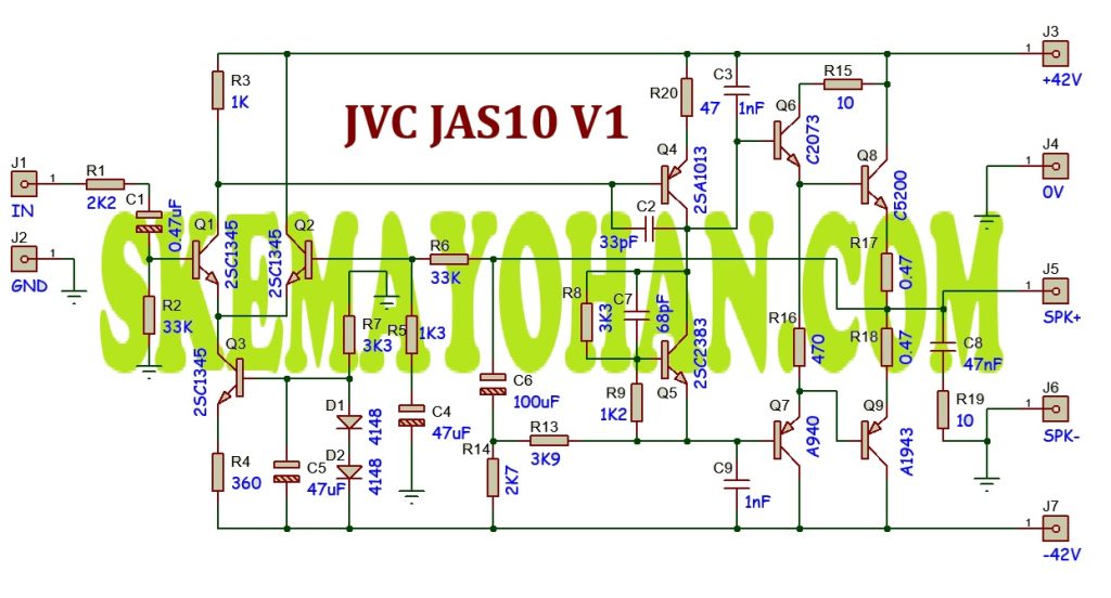 KLONING POWER JVC JAS10 42V