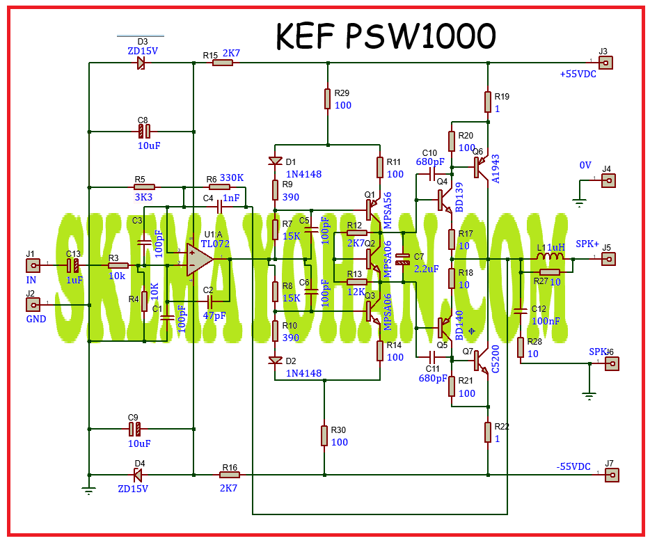 KLONING POWER KEF PSW1000