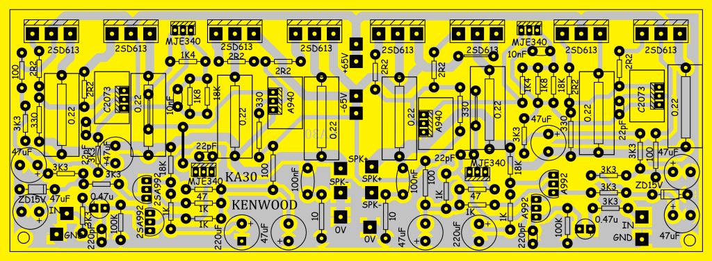 KLONING POWER KENWOOD KA30 STEREO