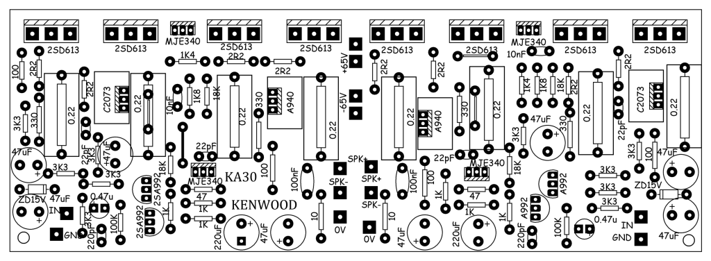 KLONING POWER KENWOOD KA30 STEREO