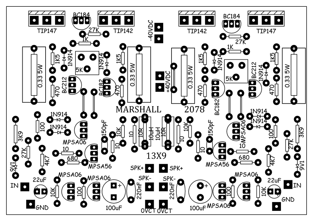 KLONING POWER DARLINGTON STEREO MARSHALL 2078