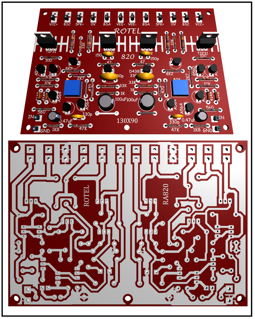 DRIVER POWER STEREO ROTEL 820