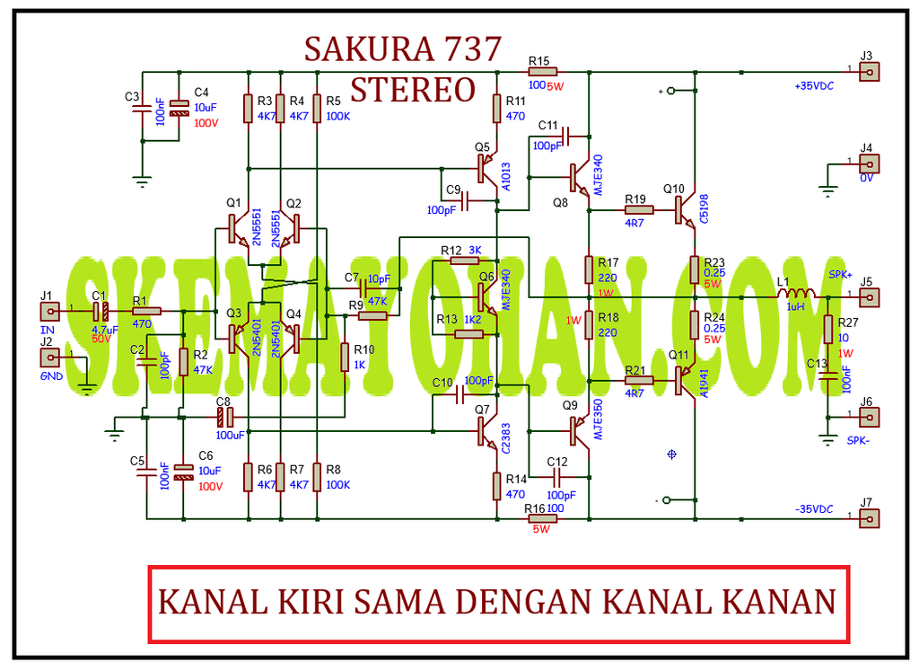 KLONING POWER SIMETRIS STEREO SAKURA