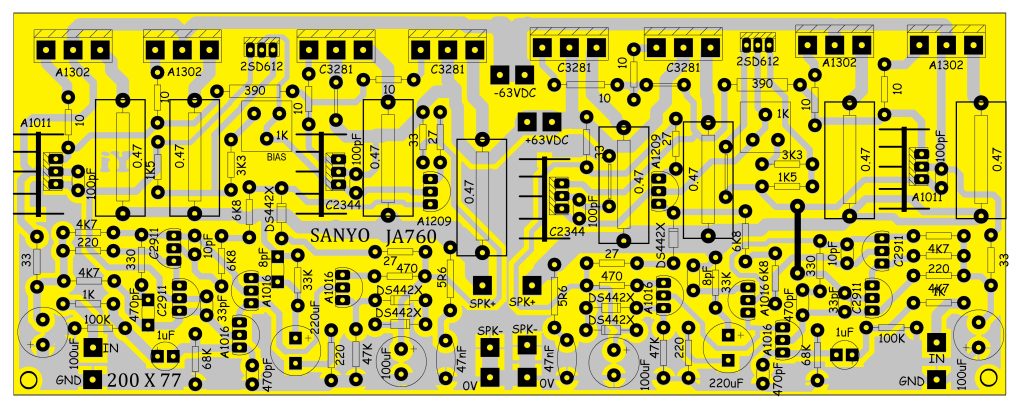 KLONING POWER SANYO JA760 STEREO