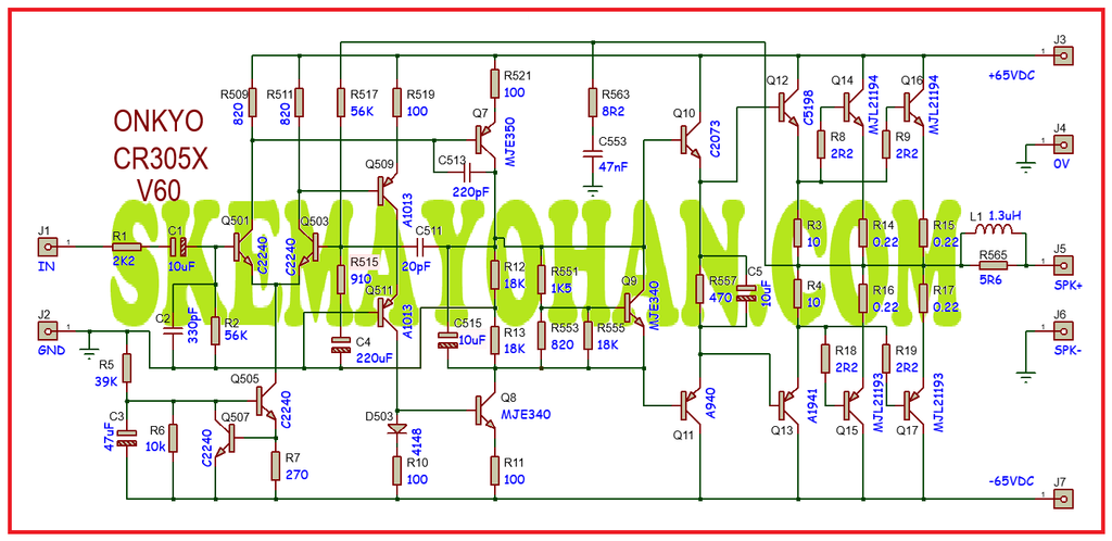 MODIF TEF 60V PADA KLONING POWER ONKYO CR305X