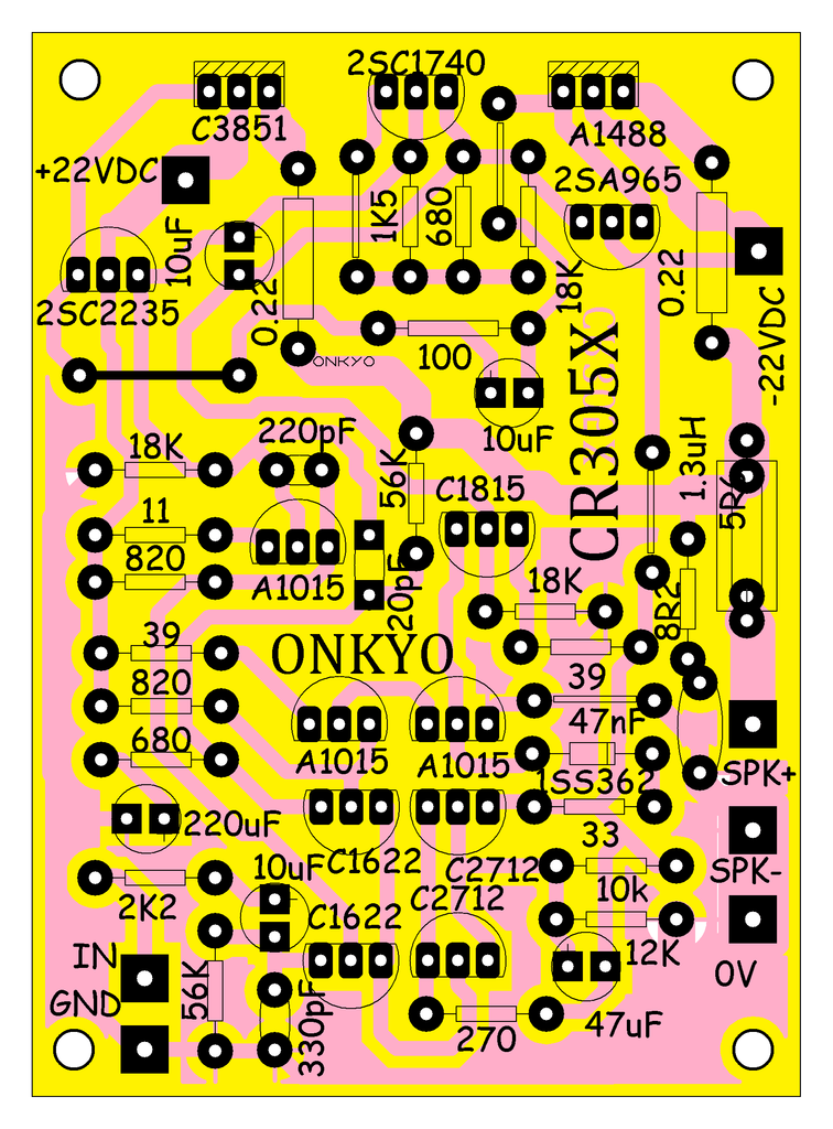 KLONING POWER ONKYO CR305X