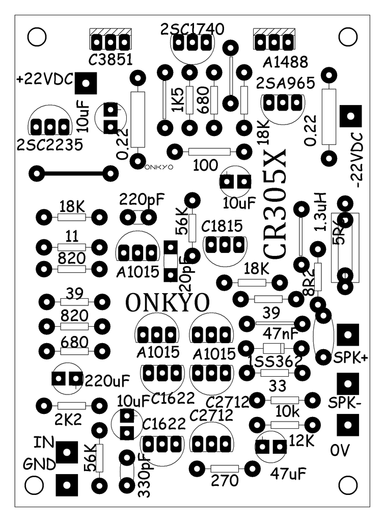 KLONING POWER ONKYO CR305X
